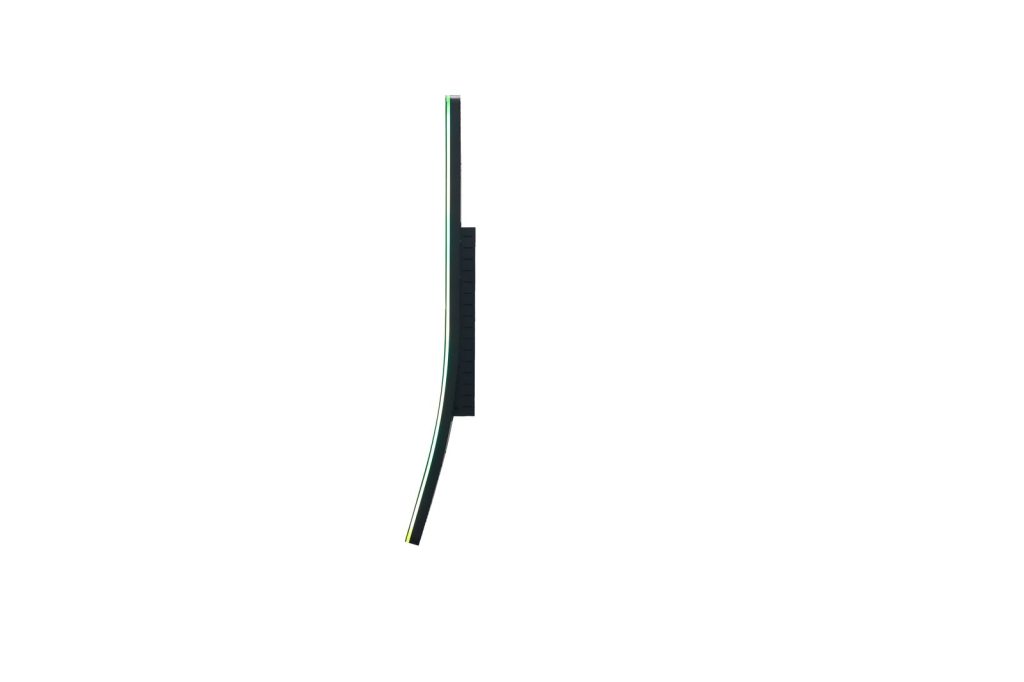Curved gaming screen - delivered example