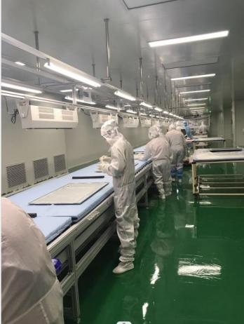 Cleanroom production line (HEPA filtration)